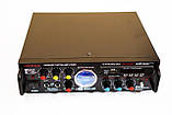 Підсилювач звуку Nippon AV-339BT + USB + Fm + Mp3 + КАРАОКЕ + Bluetooth ORG, фото 5