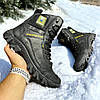 Чоловічі тактичні берці зимові на хутрі чорні з гербом, військові черевики зима, розмір 40 41 42 43 44 45 46, фото 5