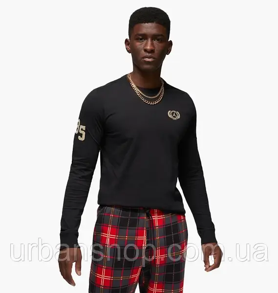 Urbanshop com ua Air Jordan Holiday MenS Long Sleeve T Shirt Black DV1465 010 UrbanShop