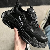 Кроссовки женские Balenciaga Triple-S баленсиага трипл-с черные баленсиаги трипл с стильные крассовки кроссы