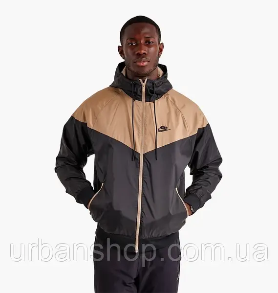 Nike Windrunner Hooded Jacket Brown Beige DA0001