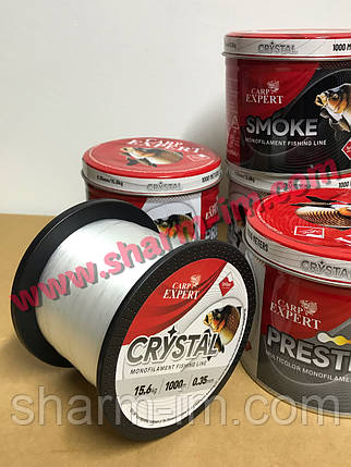 Волосінь Carp Expert Crystal Teflon 1000 м 0,25 мм/9.4 кг Прозора, фото 2