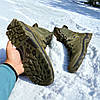 Чоловічі тактичні берці зимові на хутрі хакі з гербом, військові черевики зима, розмір 40 41 42 43 44 45 46, фото 7