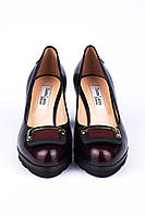 Туфли лаковые с пряжкой Donna Laura 37-38 марсала