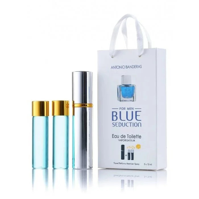 Antonio Banderas Blue Seduction 3x15ml - Trio Bag