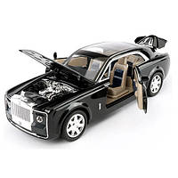 Машинка Rolls Royce Sweptail іграшка моделька металева колекційна 20 см Чорний (34898)