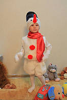 Новорічний костюм Сніговика для дітей 3,4,5,6 років. Дитячий карнавальний костюм Сніговичок 353