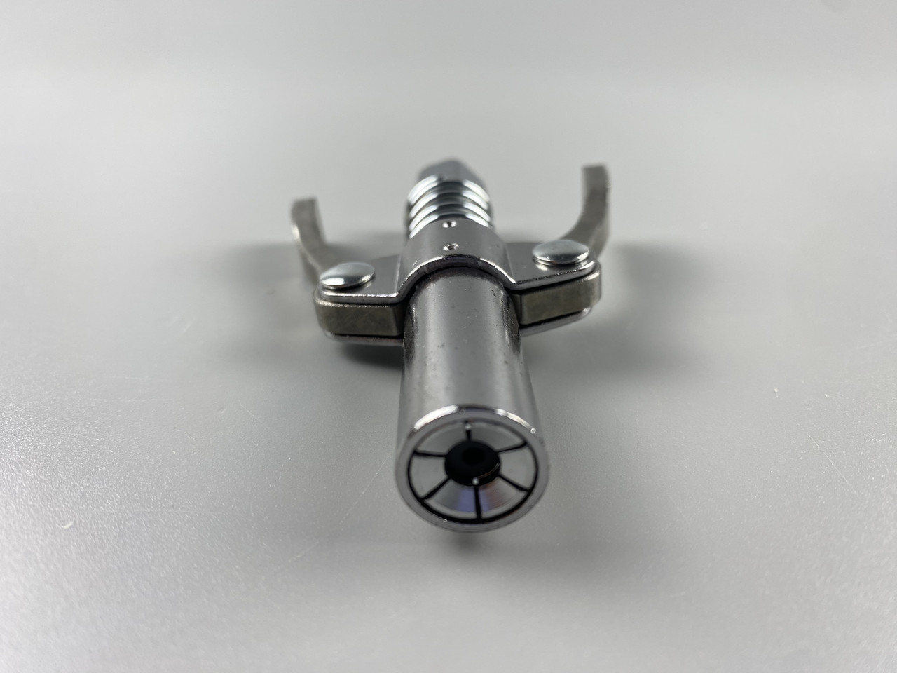 Головка для змащування насадка швидкознімна на мастильний шприц інтенсивний режим пряма маслянка універсальна, фото 1