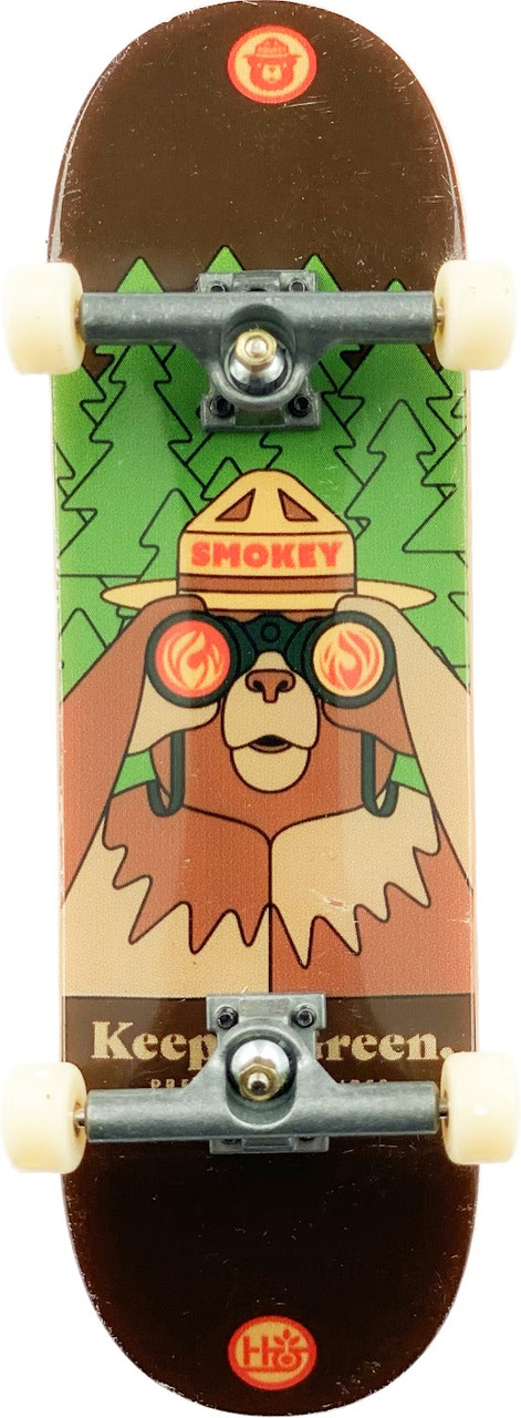 Фінгерборд Tech Deck Habitat Skateboards Smokey Bear Keep Green