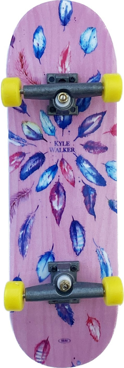 Фінгерборд Tech Deck Real Skateboards Kyle Walker Pink Feather
