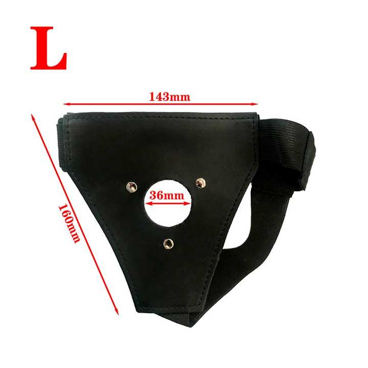 Пояс - трусики для страпона - L - Чорний, фото 1