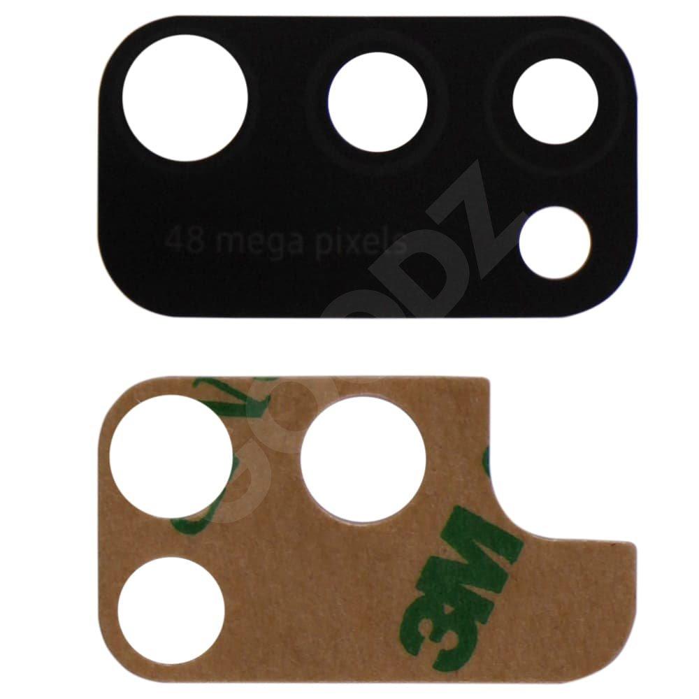 Скло камери для Samsung M215 Galaxy M21 2020, колір чорний, фото 1