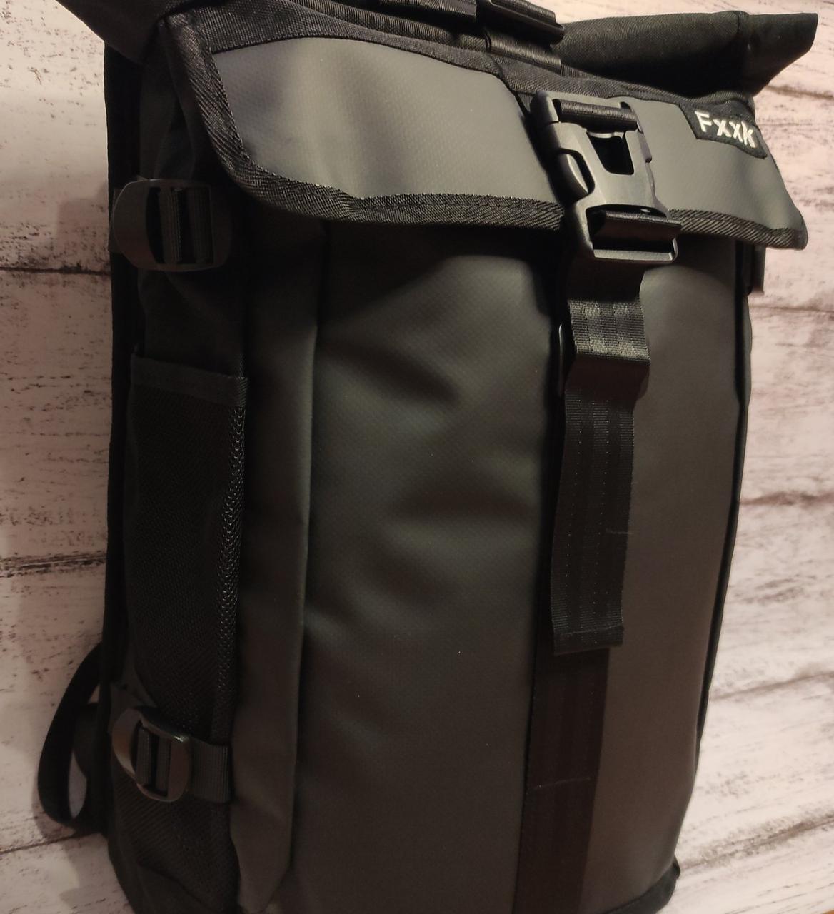 Рюкзак ролтоп Mycare 1123 міський вологостійкий колір чорний 30 л