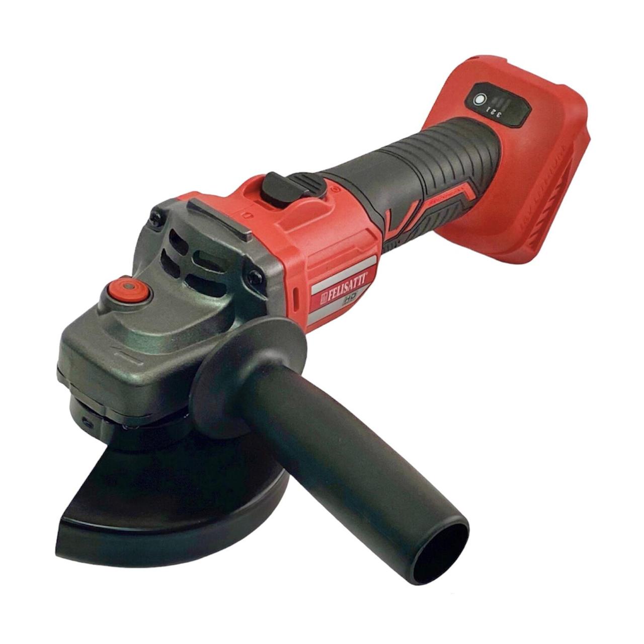 Кутова шліфувальна машина акумуляторна Felisatti УШМ-125/18Л3/P52212 без АКБ та ЗП, карт. коробка (P52212 без АКБ), фото 1