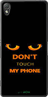 Чехол на Sony Xperia Z3 D6603 Don't touch the phone "4261u-58-10746"