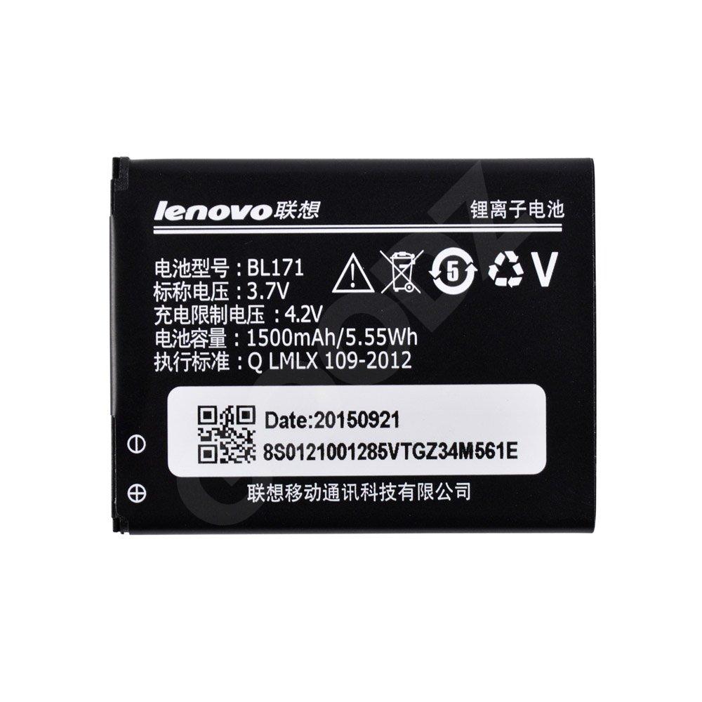 Акумулятор для Lenovo A356, A368, A370e, A376, A390, A390T, A500, A60, A65 (BL171), ємність 1500 мАг,