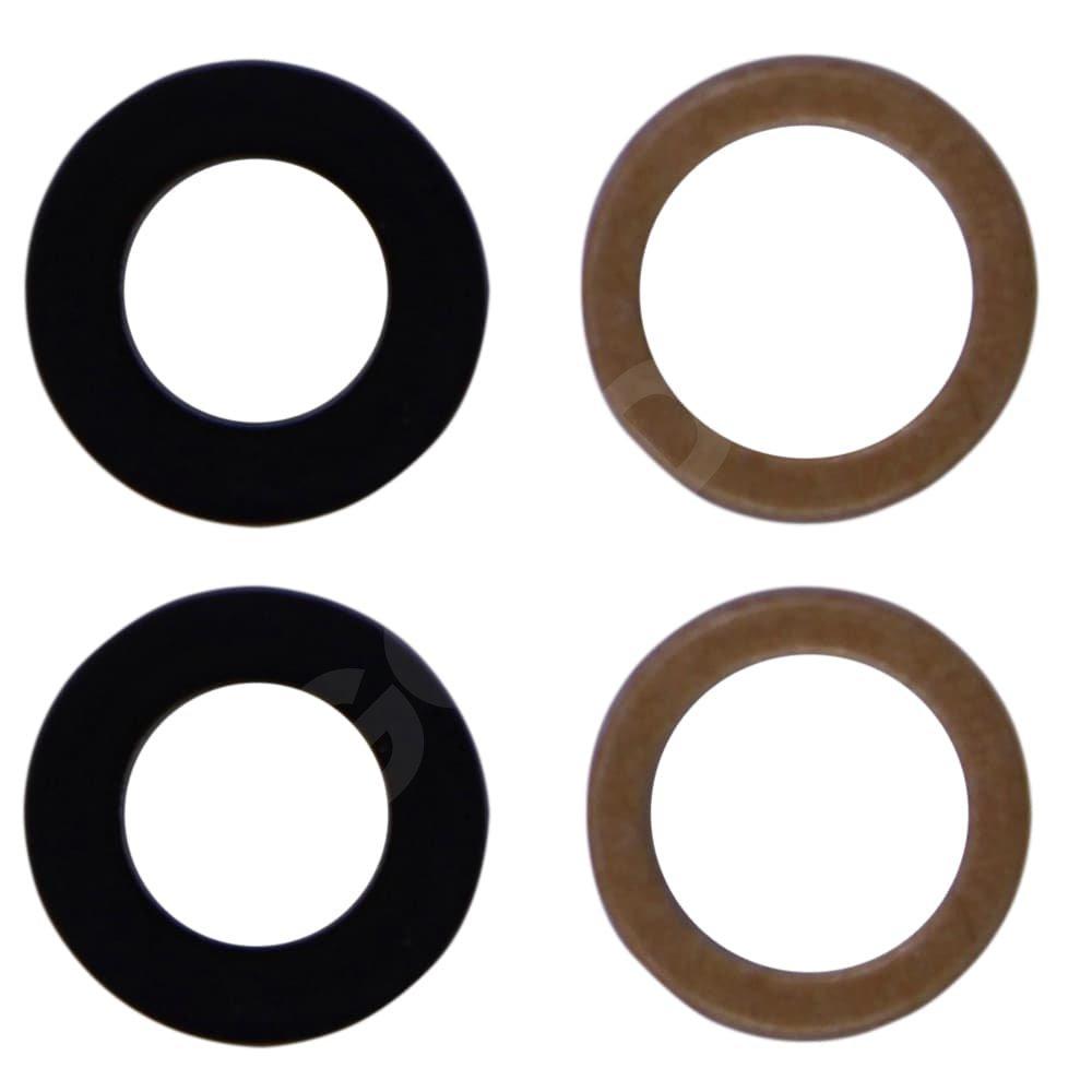 Скло камери для Tecno Spark 7, колір чорний, фото 1