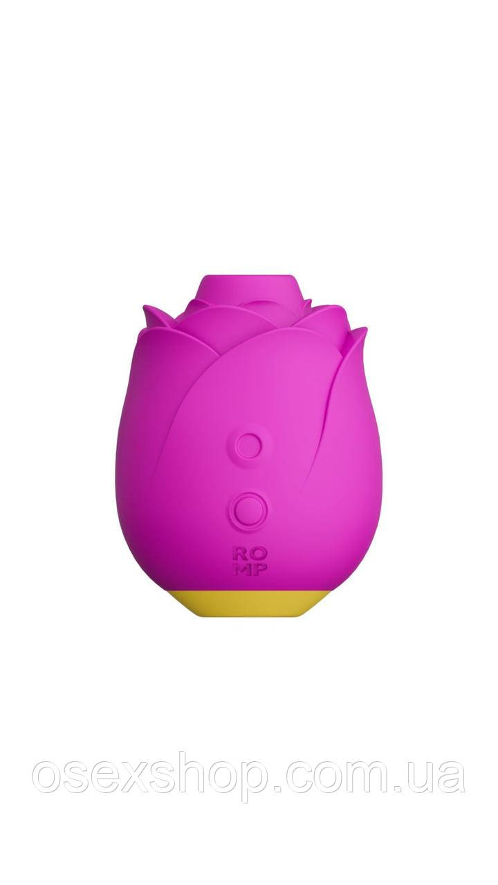 Шикарний вакуумний кліторальний стимулятор Romplose Pink у формі троянди