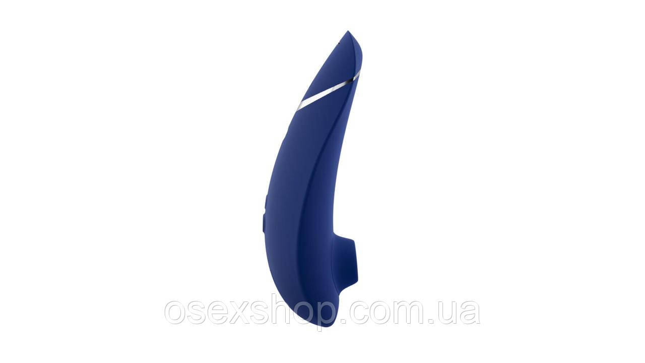 Вакуумний кліторальний стимулятор Womanizer Premium 2 — Blueberry, функції Autopilot і Smart Silence, фото 1