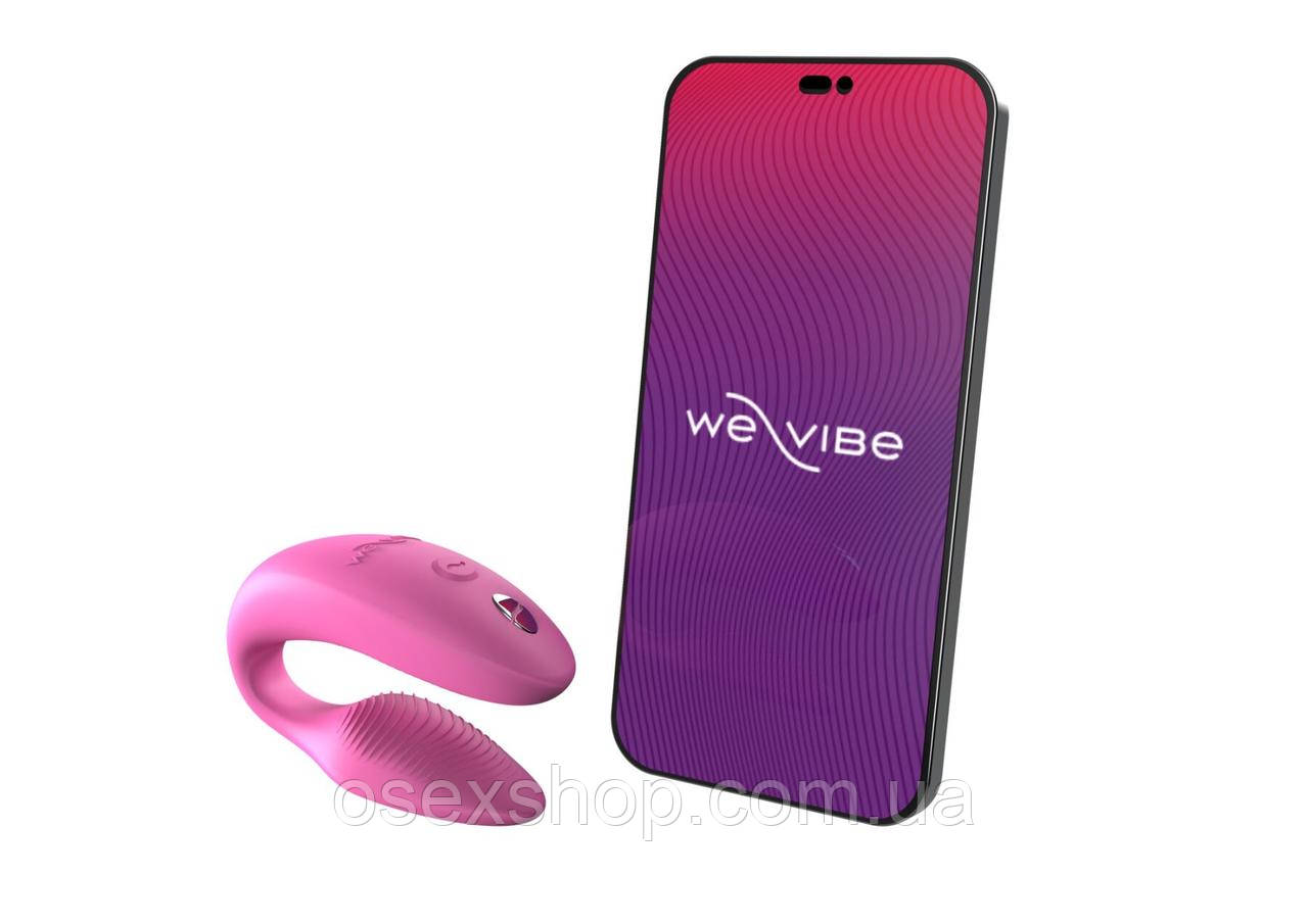 Смарт-вібратор для пар We-Vibe Sync 2 Rose, 10 віброрежимів, пульт ДК, фото 1