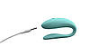 Смарт-вібратор для пар We-Vibe Sync Lite Aqua, 10 віброрежимів, можна поєднувати з проникним секс, фото 5