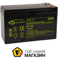 Аккумулятор для ИБП Gemix LP12-7.5 12V/7.5Ah AGM