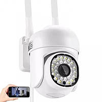 Камера видео наблюдения UKC T-V60 IP WiFi Tuya APP camera поворотная камера для охраны с подсветкой