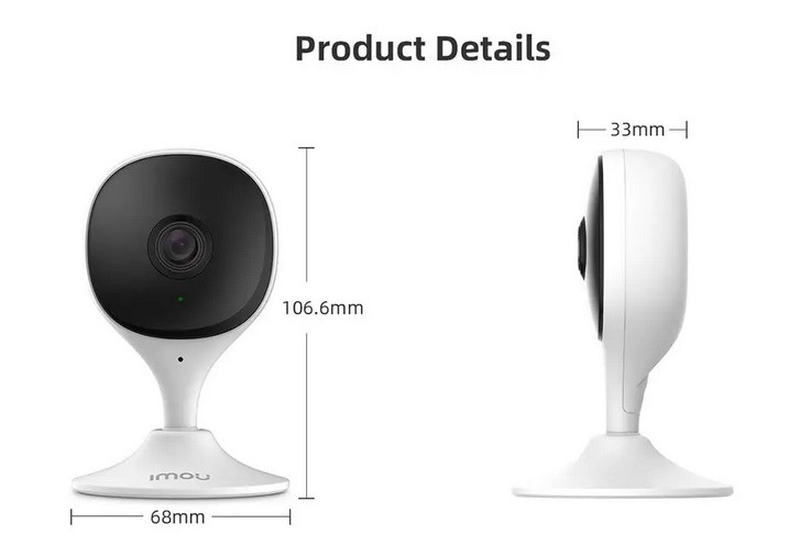 IP камера 2мп c WI-FI Imou Cue-2E (IPC-C22SP)мікрофон і спікерфон +карта 32GB