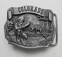 Вінтажна пряжка, бляха на ремінь Colorado