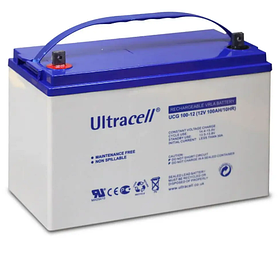 Акумуляторна батарея Ultracell UCG100-12 GEL 12V 100 Ah для інвертора / ДБЖ