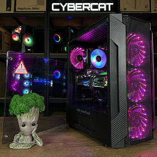 Турбо! RTX 4060Ti 8Gb NEW! Ryzen 5 3600 | Гарантія 3 Роки! Магазин Ігровий Компютер ПК від CyberCat