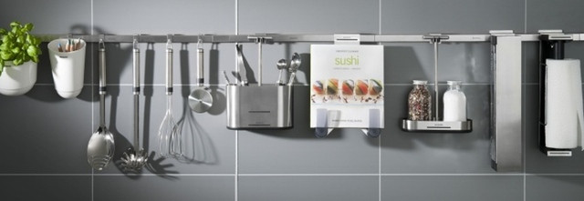 рейлинговая система це зручність хозяке на кухні