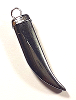 Кулон з гематитом "Ікло"