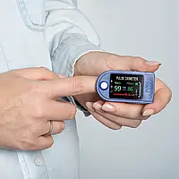 Пульсоксиметр на палец для измерения пульса и сатурации
