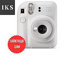 Мини фотоаппарат мгновенной печати Fujifilm Instax, цвет Mini Cray-White, подарок девушке