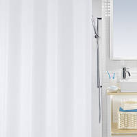 Шторка для ванной комнаты виниловая BIO белая 180х200 см, Spirella 10.24106