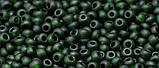 50620 МАТОВИЙ Чеський бісер Preciosa 10 для вишивання зелений бірюзовий оливковий алебастровий прозорий, фото 2