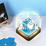 3D-календар відривний 2025 з підсвіткою Планета земля з космонавтом, фото 2