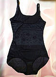 Утягивающая грация, красивая грация, грация с коррекцией фигуры, комбидресс, черная грация (2153), фото 10