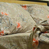 Комплект постільна білизна бязь преміум люкс євро-розмір