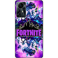 Силіконовий чохол бампер для ZTE Blade A72S з малюнком Fortnite Marvel Фортнайт Марвел