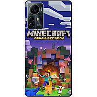 Силіконовий чохол бампер для ZTE Blade A72S з картинкою Майнкрафт Minecraft