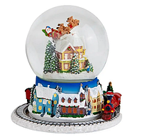 Снежный шар "Полярное путешествие", шар со снегом, декор на новый год, новогодний декор