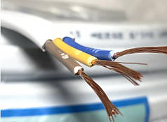 Кабель, шнур багатожильний ШВВП 3х2,5 плоский Одеса (кратно 100м)