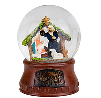 Снежный шар "Свята ночь", шар со снегом, декор на новый год, новогодний декор