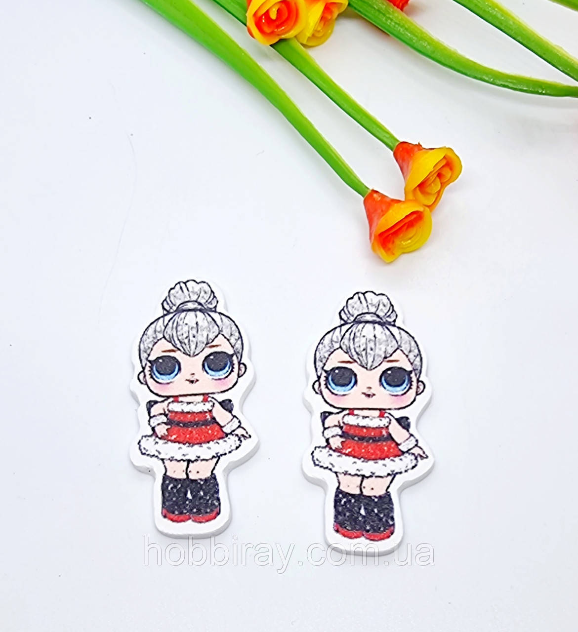 Серединка для бантиків. (планер, кабашон) 1 шт., фото 1