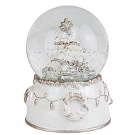 Снежный шар "Зимний пейзаж", шар со снегом, декор на новый год, новогодний декор