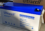 Акумуляторна батарея Ultracell UCG150-12 GEL 12 V 150 Ah для інвертора / ДБЖ, фото 2