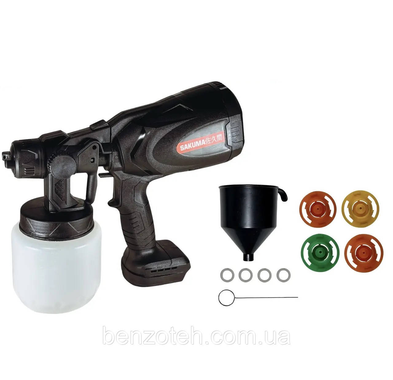 Краскопульт акумуляторний Sakuma SSG 8021-CORE (без АКБ та зарядного пристрою), фото 1