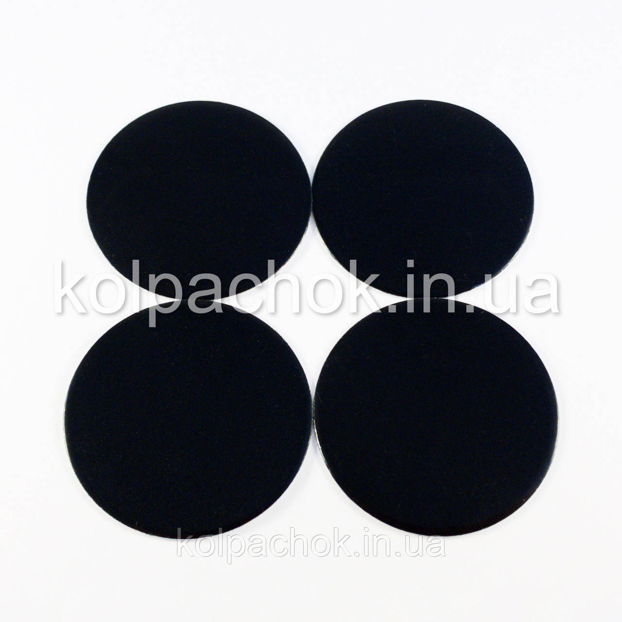 Наклейки для колпачков на диски черные (45мм) - фото 1 - id-p744808138